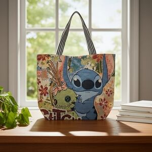 New Stitch Patterned Tote Bag
